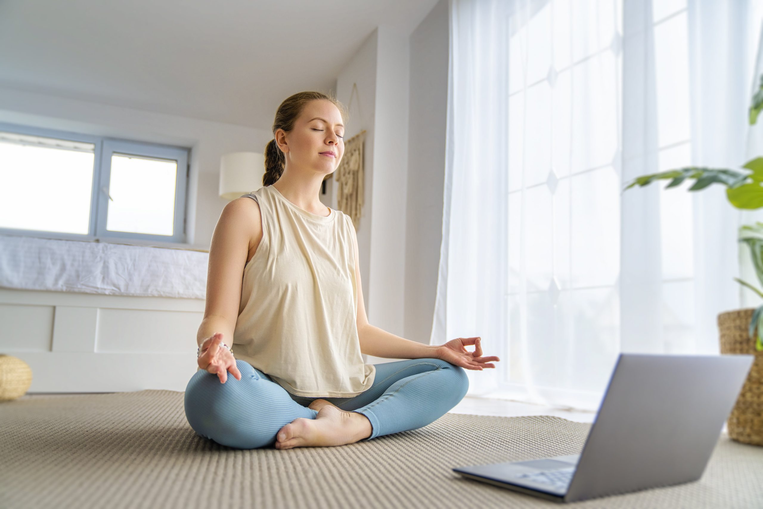 Woman Is Doing Meditation 2022 11 16 18 03 25 Utc Min Scaled